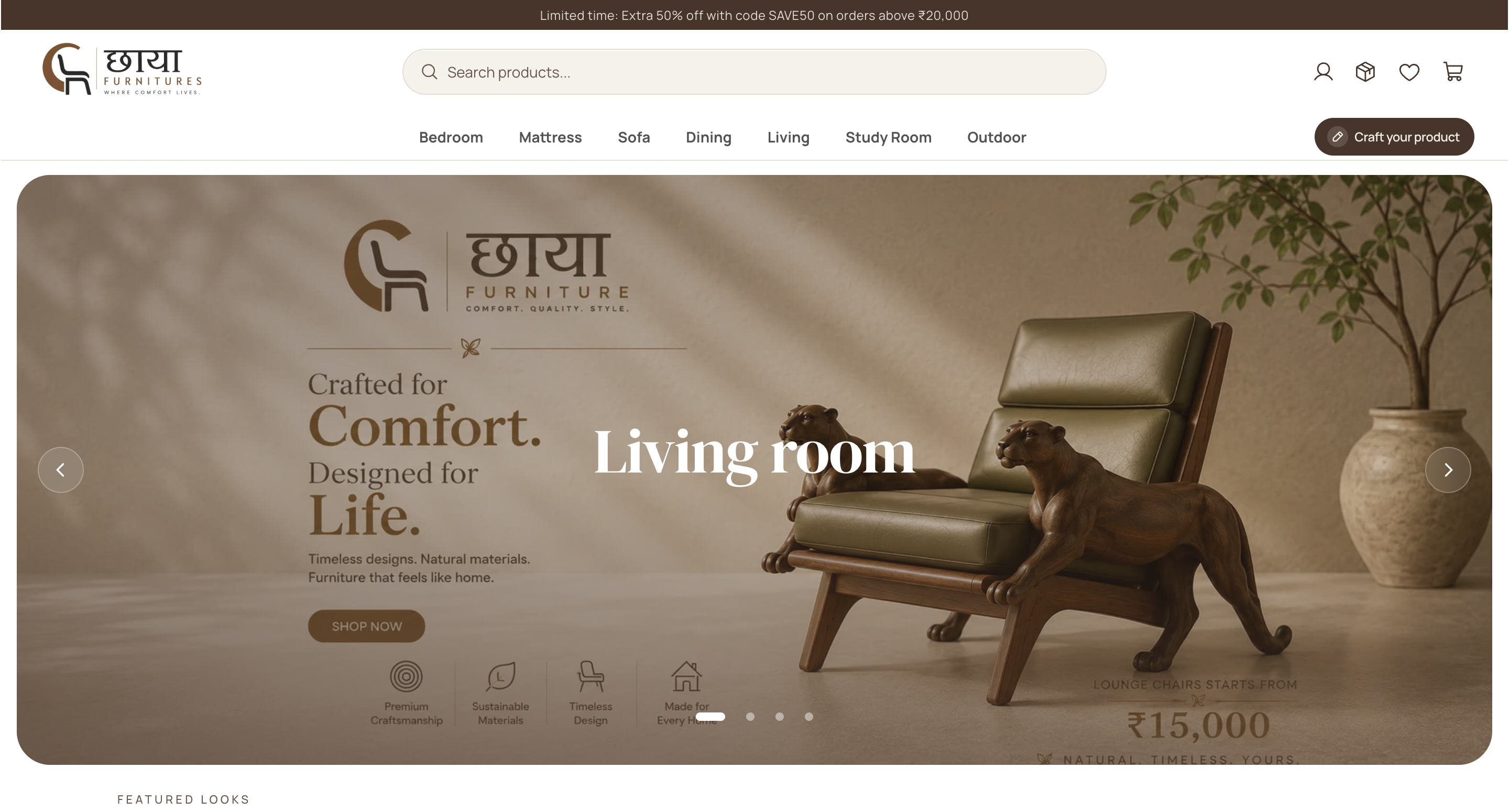 Chaaya Furnitures project visual